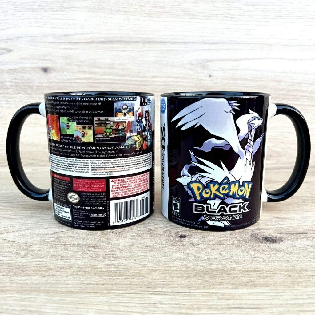 Taza Pokémon Negro 🖤