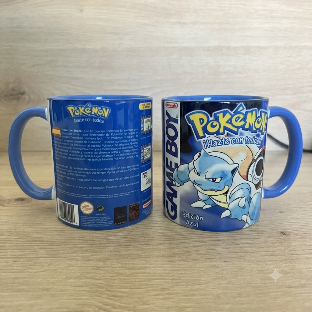 Taza Pokémon Azul💧⚠️ÚLTIMA TAZA⚠️