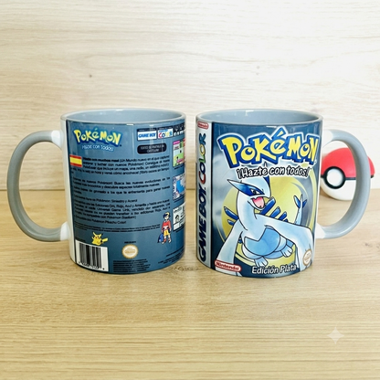 Taza Pokémon Plata🩶 ⚠️ÚLTIMAS 3 TAZAS⚠️