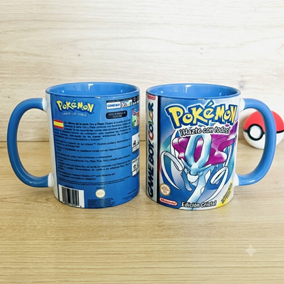 Taza Pokémon Cristal💙 ⚠️ÚLTIMA TAZA⚠️