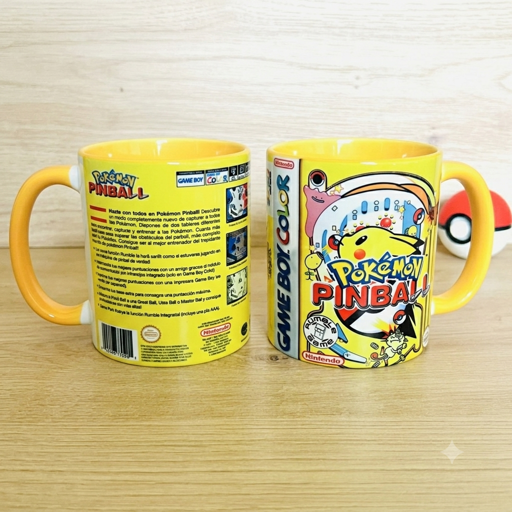 Taza Pokémon Pinball 💛