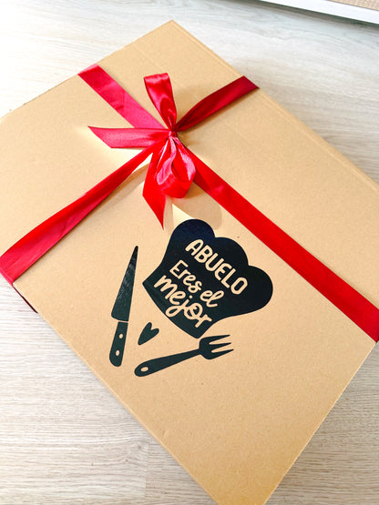 Pack "El mejor Chef" personalizado Papá/Abuelo