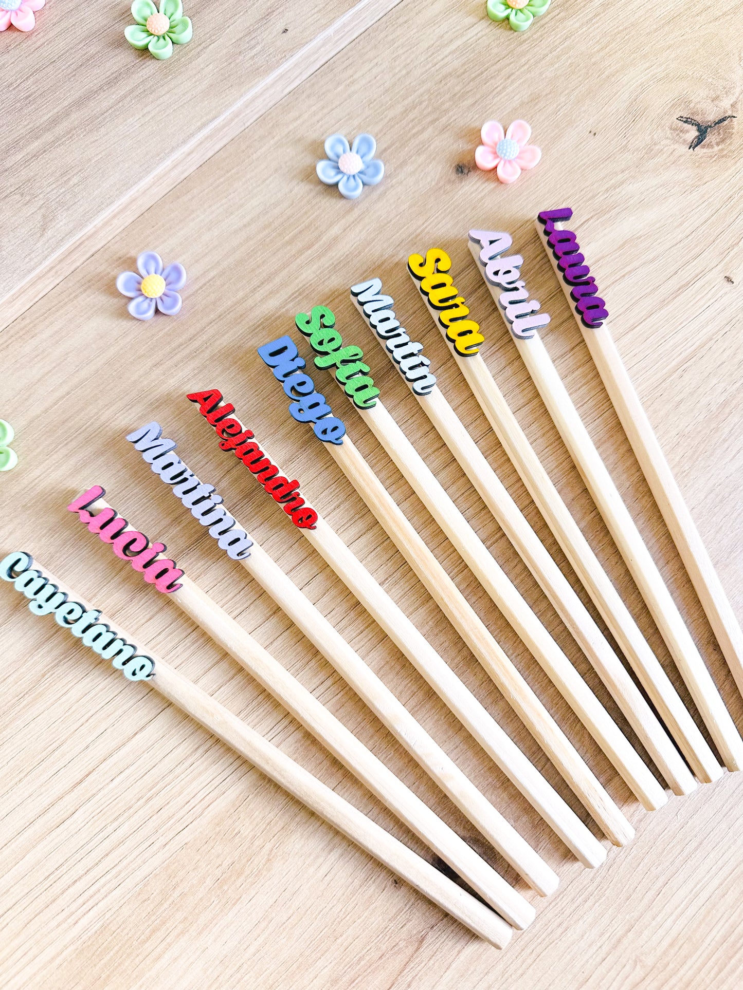 Lápices personalizados de madera