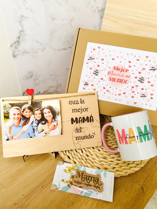 Pack "Mejor Madre del Mundo" Personalizado