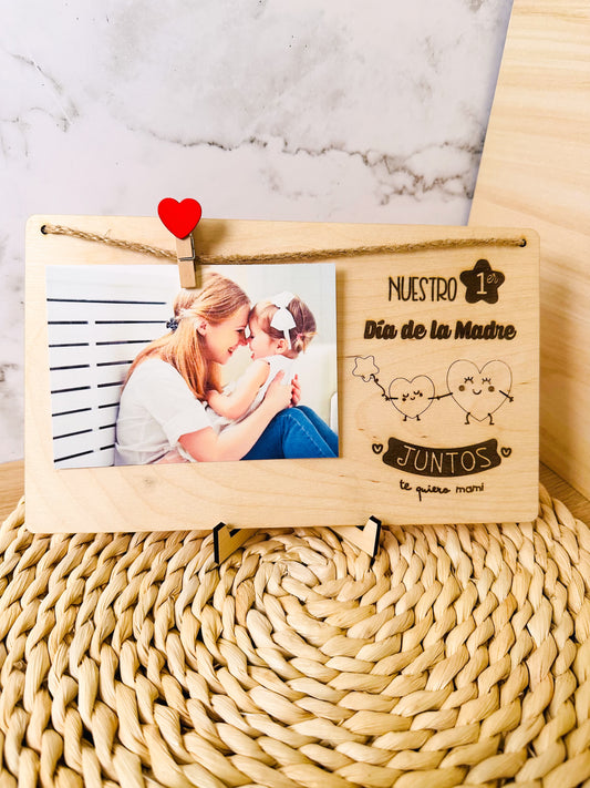 Portafotos "Nuestro Primer Día de la Madre Juntos"