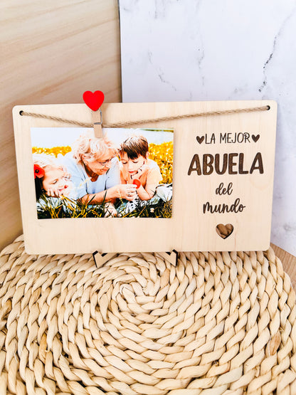 Portafotos "La Mejor Abuela del Mundo"