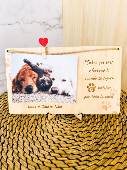 Portafoto Mascotas Personalizado