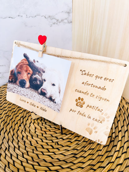 Portafoto Mascotas Personalizado