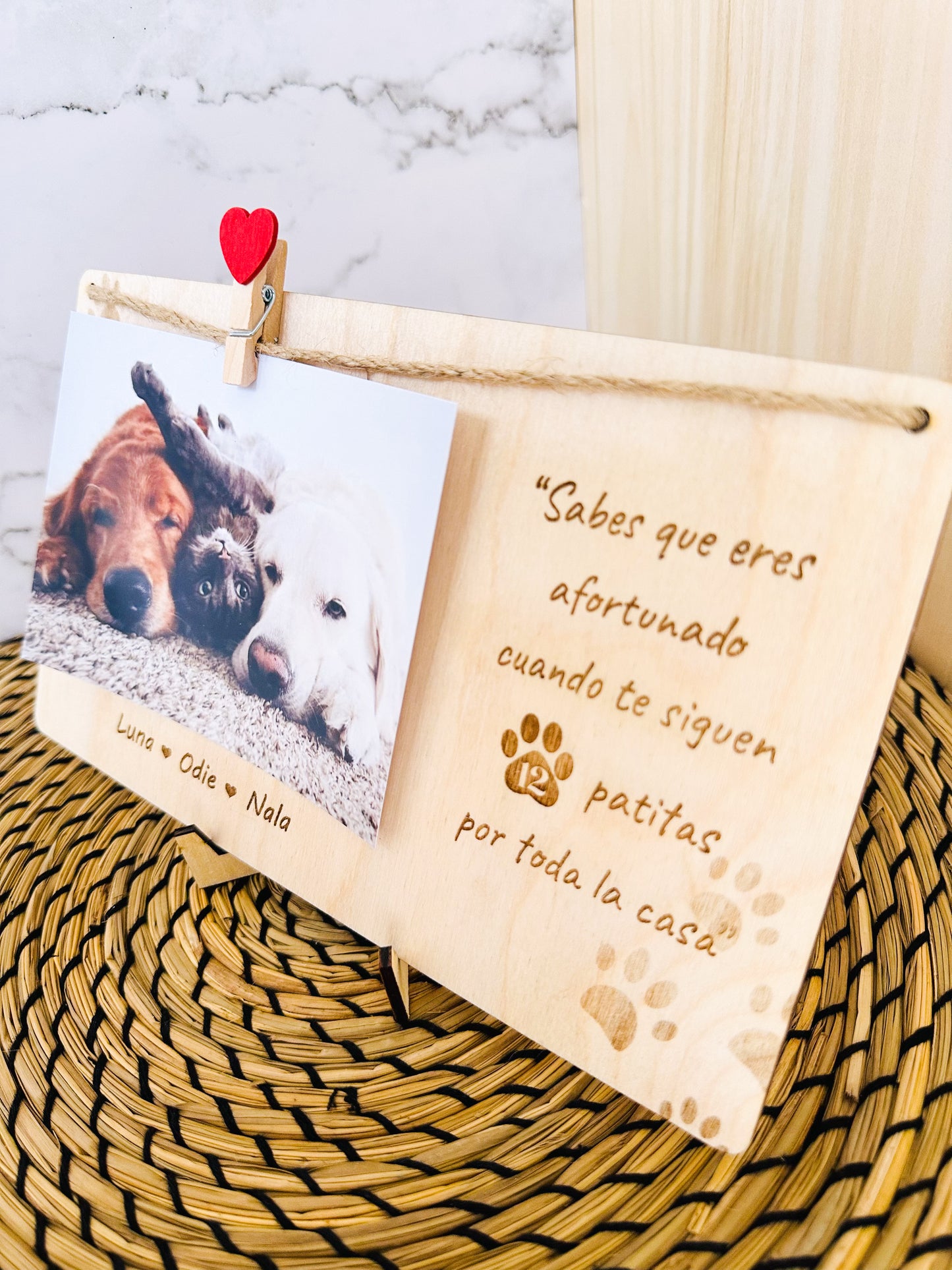 Portafoto Mascotas Personalizado