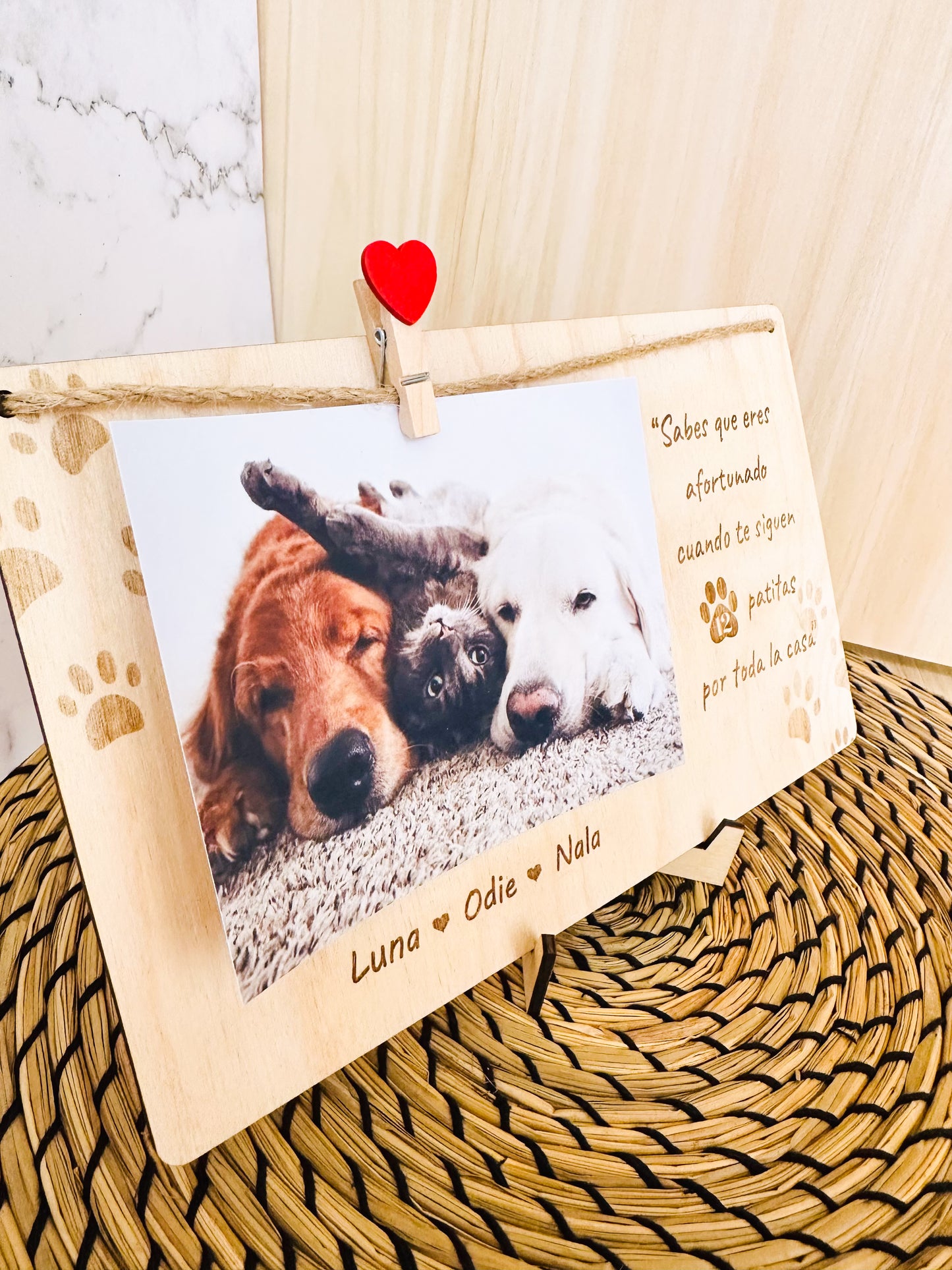 Portafoto Mascotas Personalizado