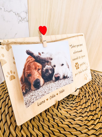 Portafoto Mascotas Personalizado