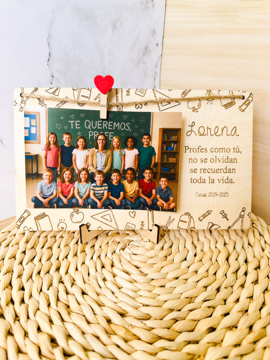 Portafotos Profe Personalizado