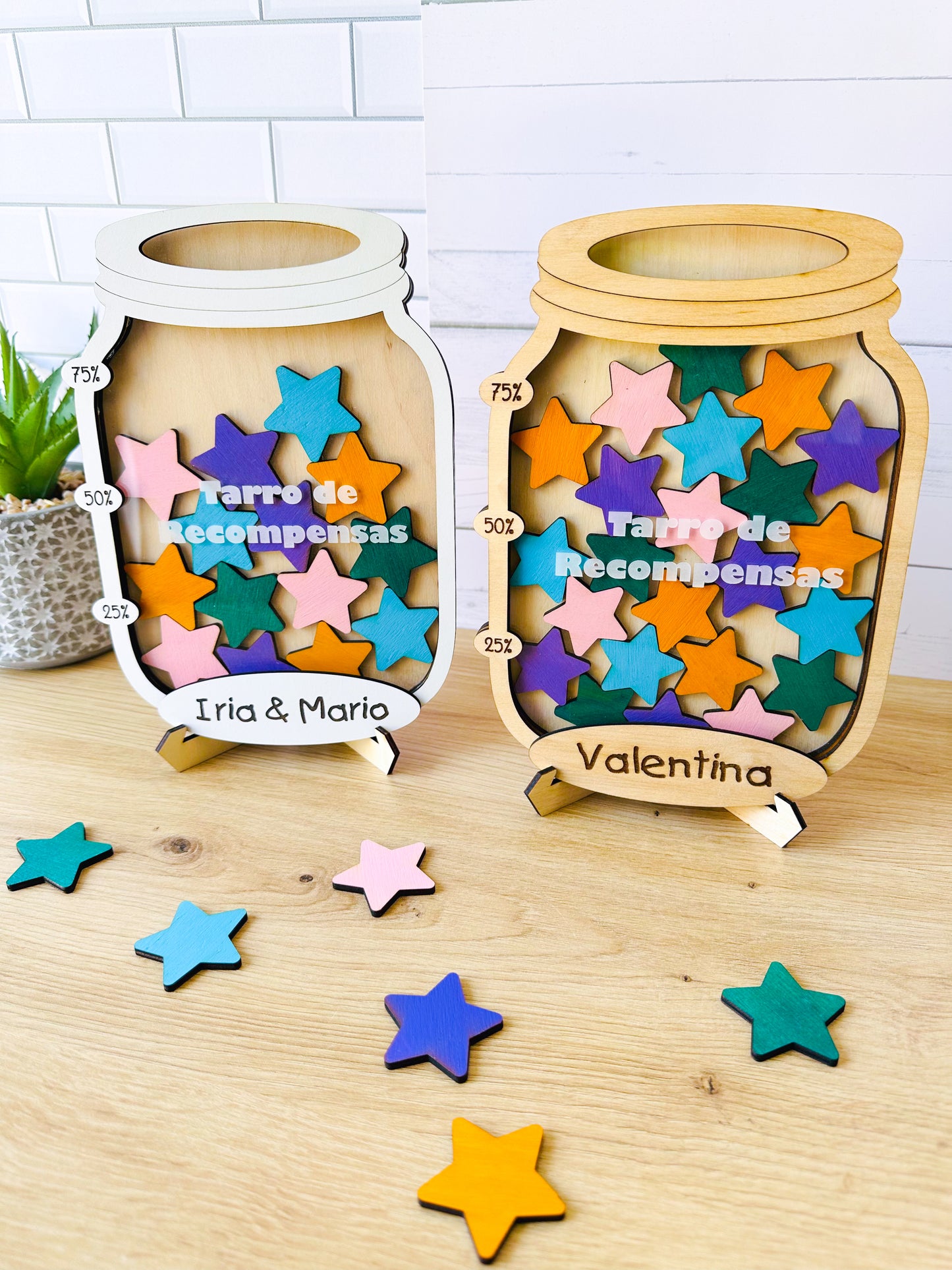 Tarro de Recompensas Personalizado - Con base o imán