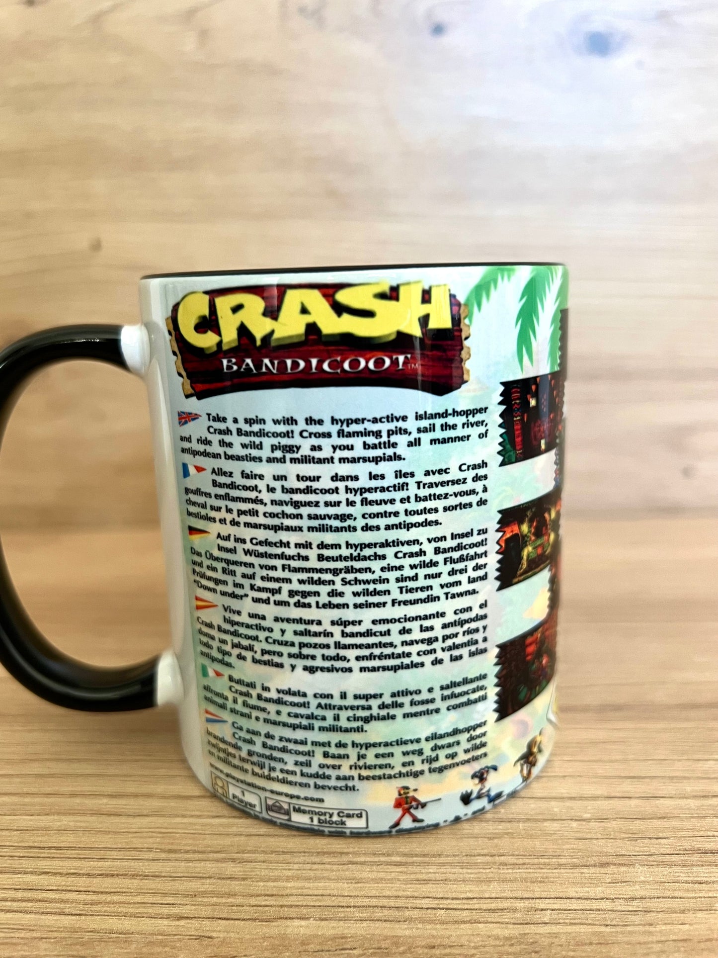 Tazas Crash Bandicoot