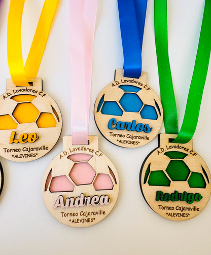 Medallas Fútbol personalizadas