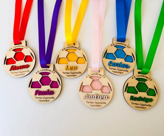 Medallas Fútbol personalizadas