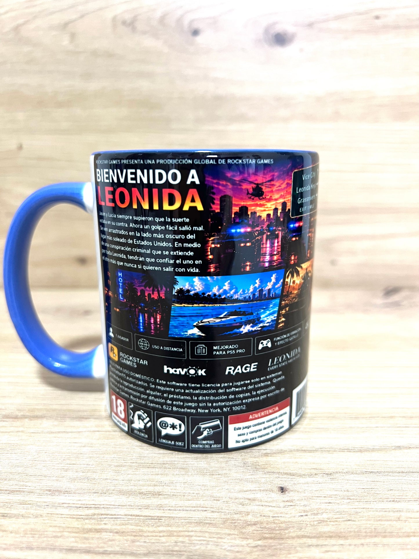 Taza GTA VI · Edición Coleccionista ⚠️Últimas 3 Tazas⚠️