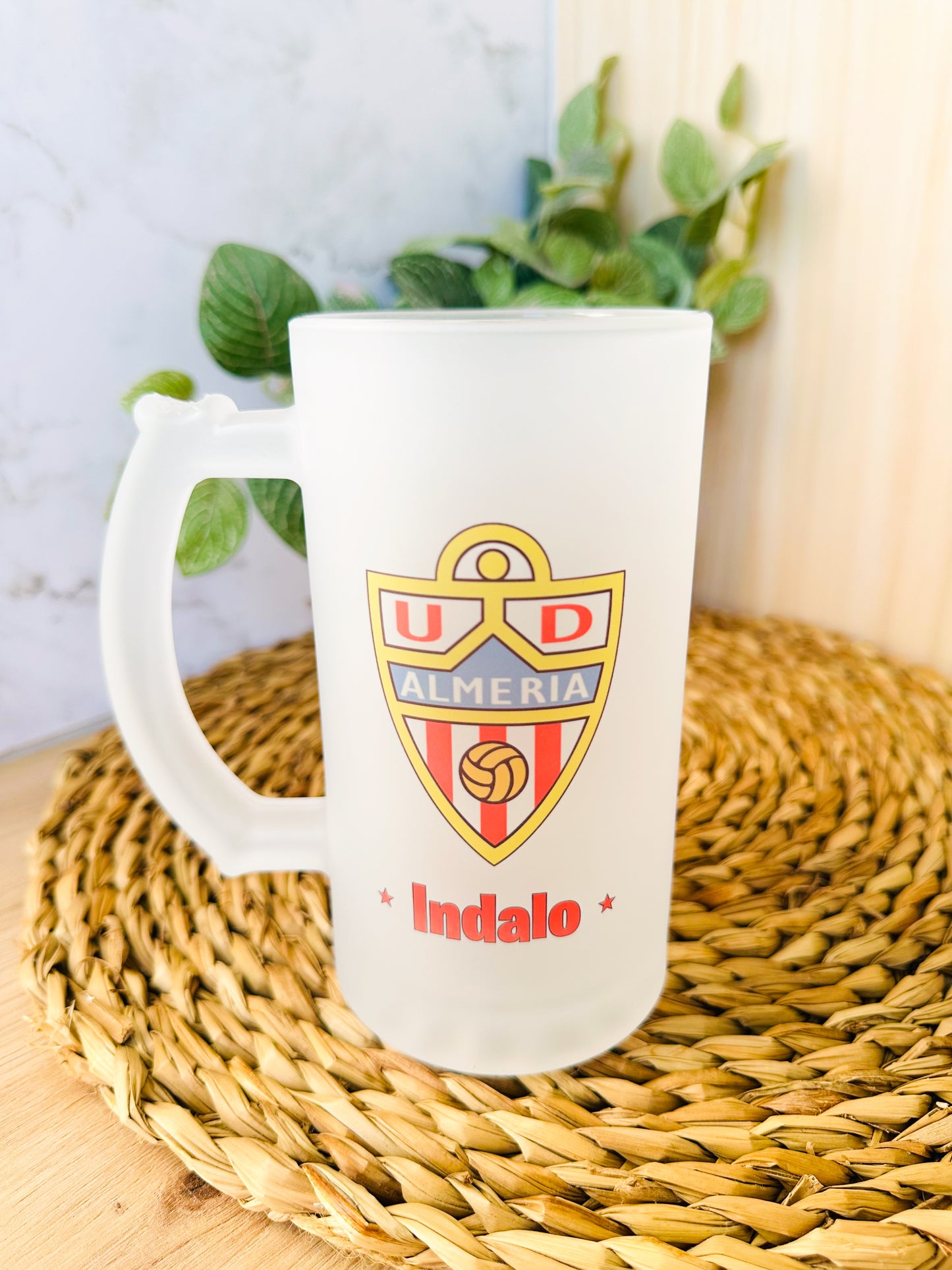 🍺Jarra+Escudo+Nombre+ Envío→ 19,95 €⚽