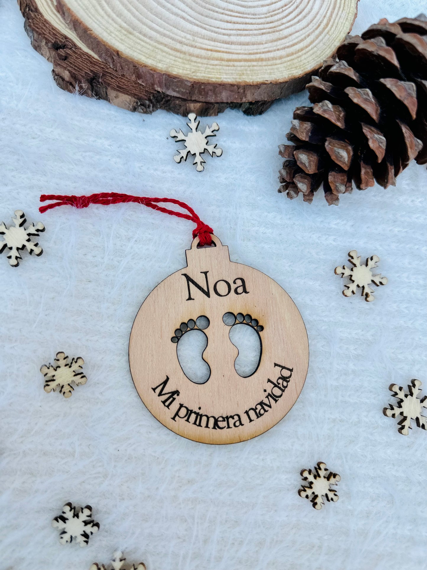 Adorno de Navidad "Mi Primera Navidad" Personalizado