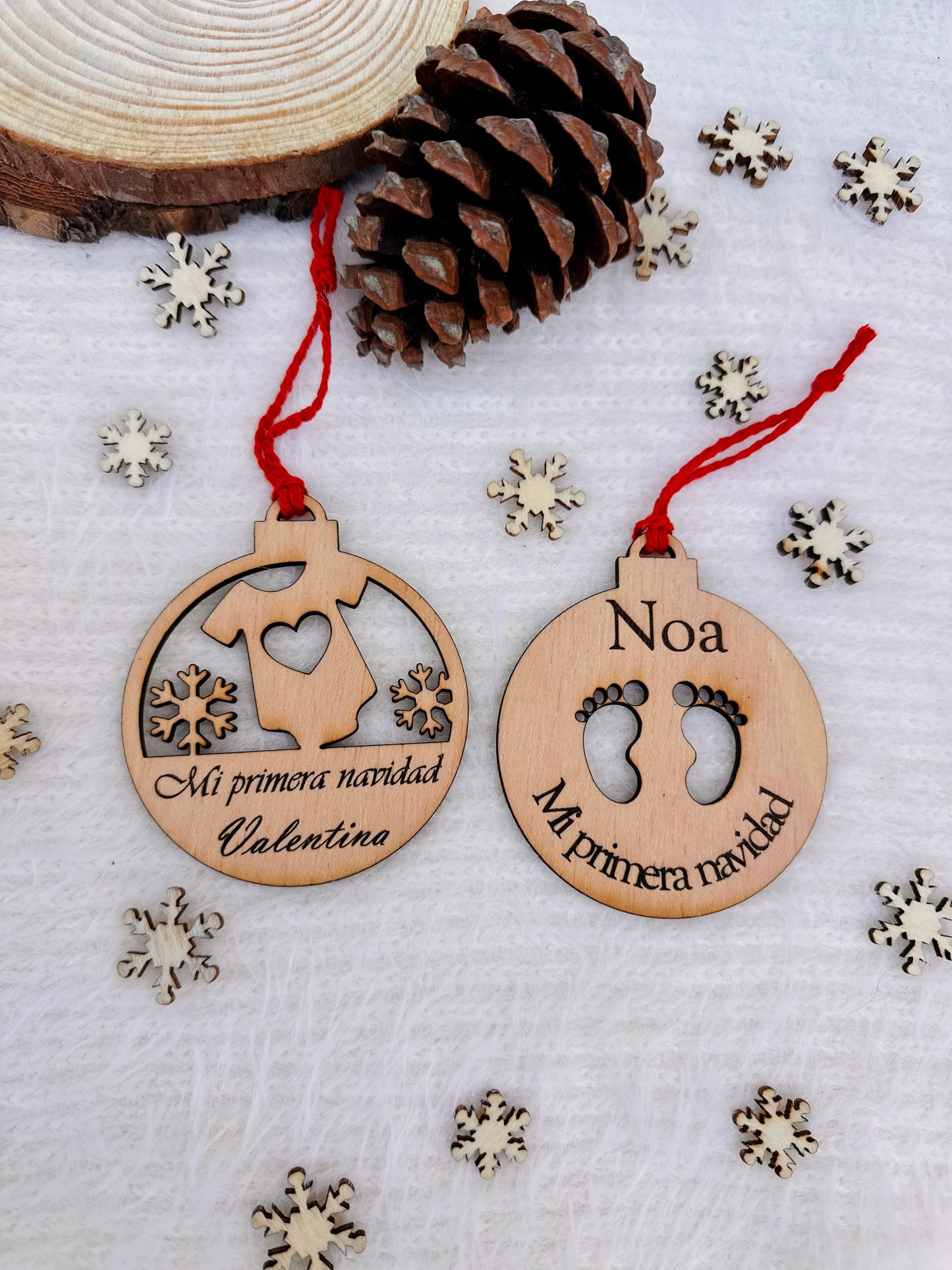 Adorno de Navidad "Mi Primera Navidad" Personalizado