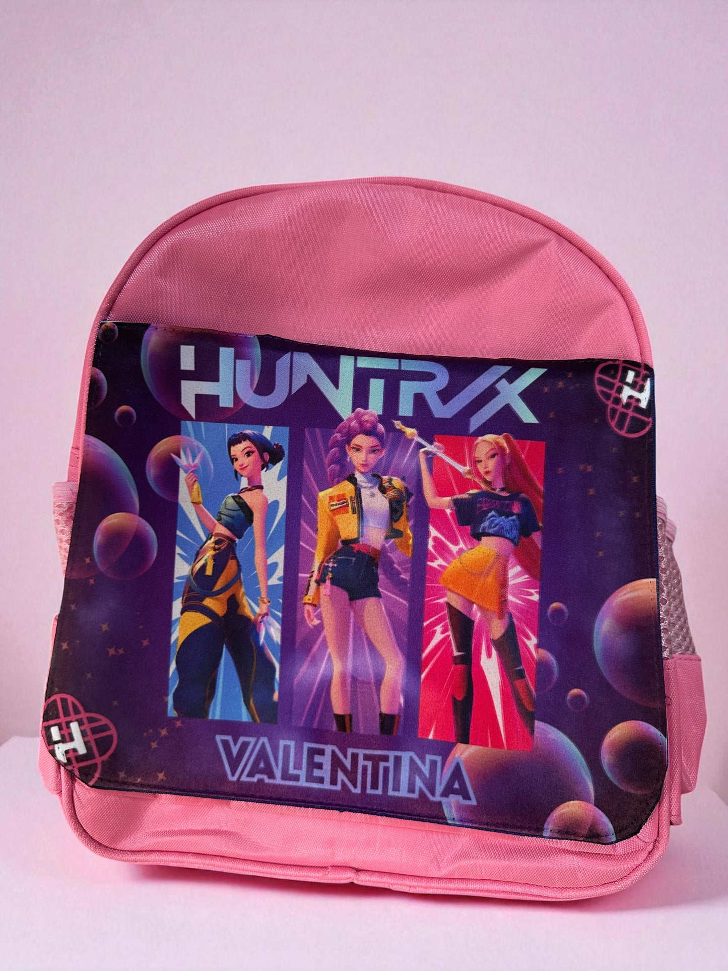 🎒Mochila Huntrix  ¡Personalizada! ⚠️Últimas Unidades⚠️