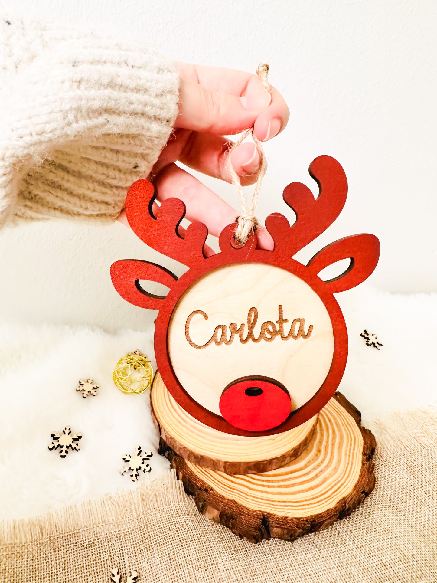 Adorno de Reno Personalizado