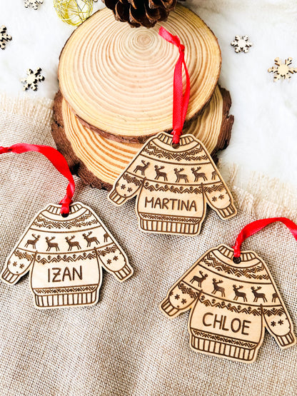 Adorno Jersey Navideño Personalizado