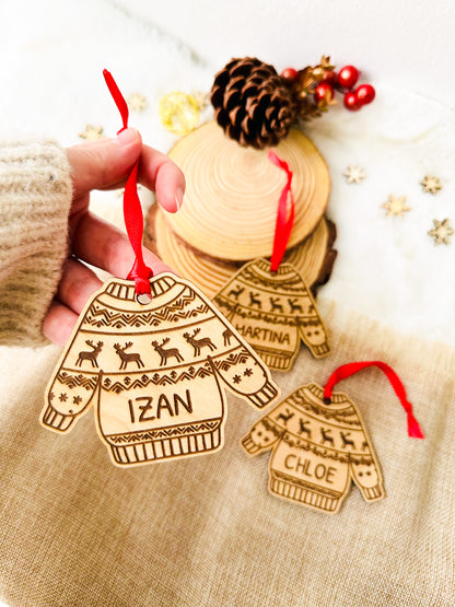 Adorno Jersey Navideño Personalizado