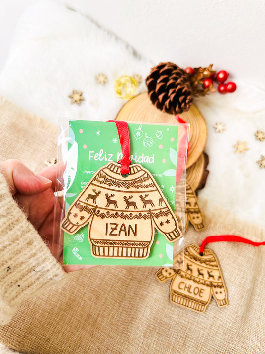 Adorno Jersey Navideño Personalizado