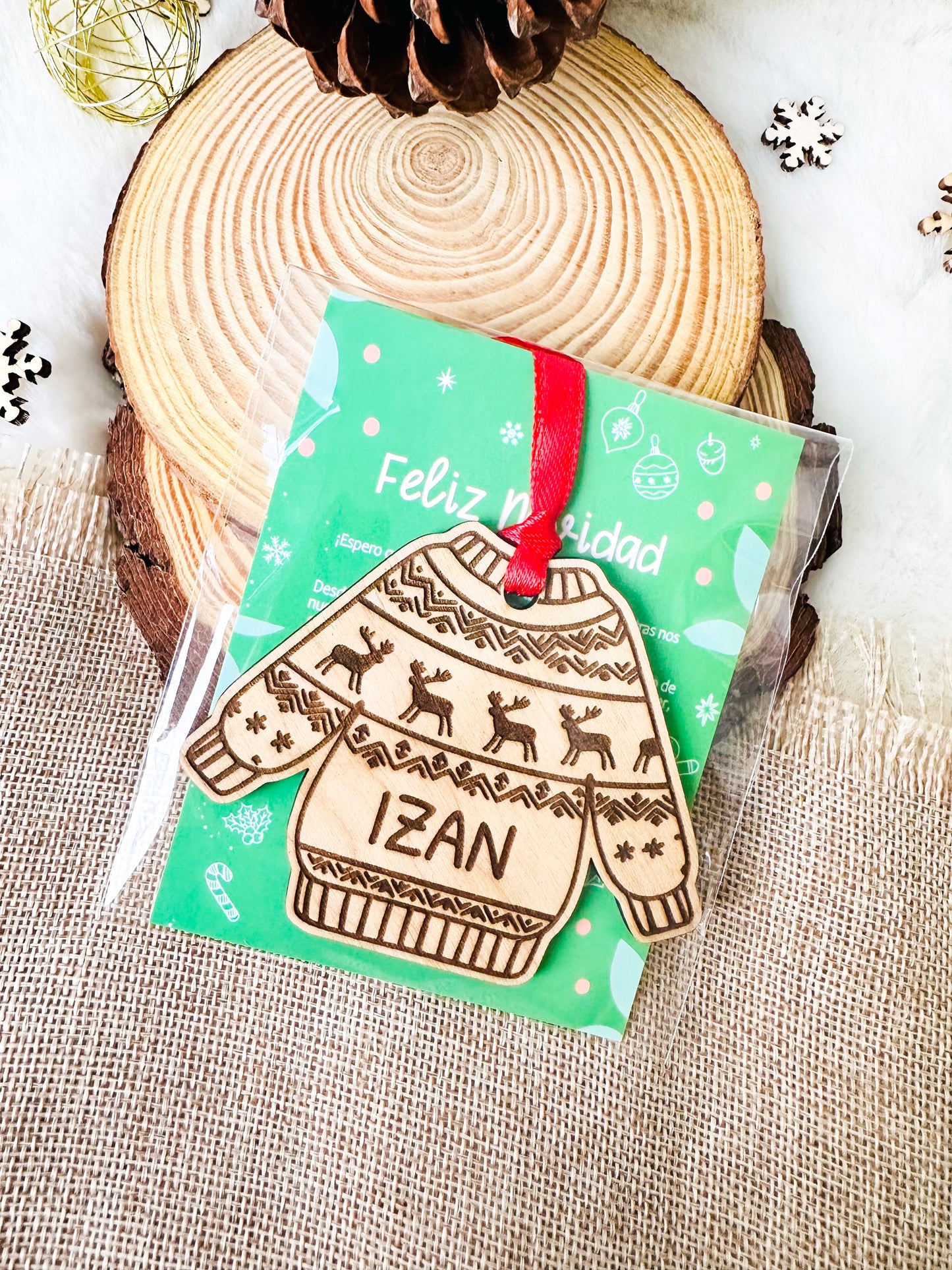 Adorno Jersey Navideño Personalizado