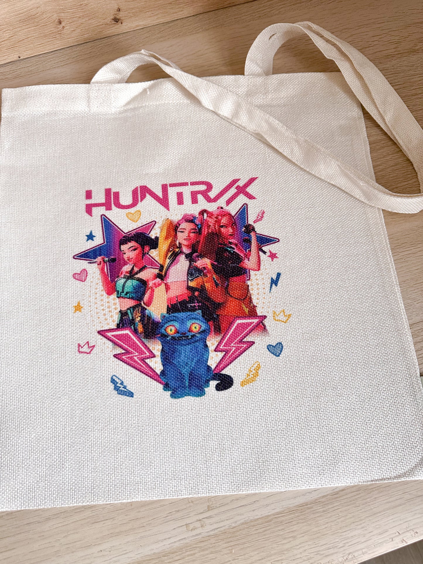 💜Pack Huntrix Básico  Tote Bag+Taza+Llavero ⚠️Últimas Unidades⚠️