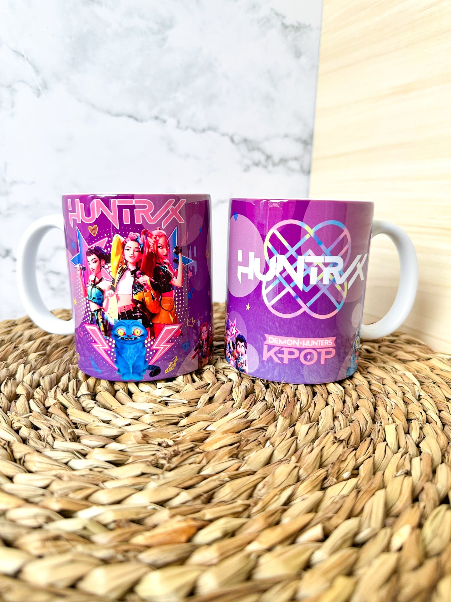 💜Pack Huntrix Básico  Tote Bag+Taza+Llavero ⚠️Últimas Unidades⚠️