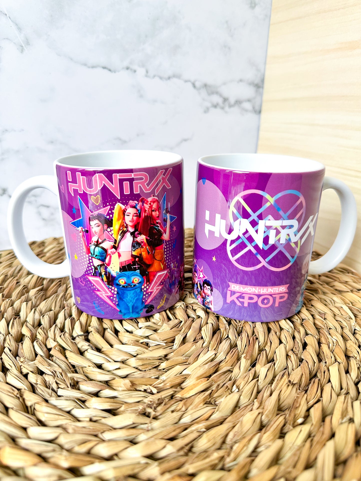 💜Pack Huntrix Básico  Tote Bag+Taza+Llavero ⚠️Últimas Unidades⚠️