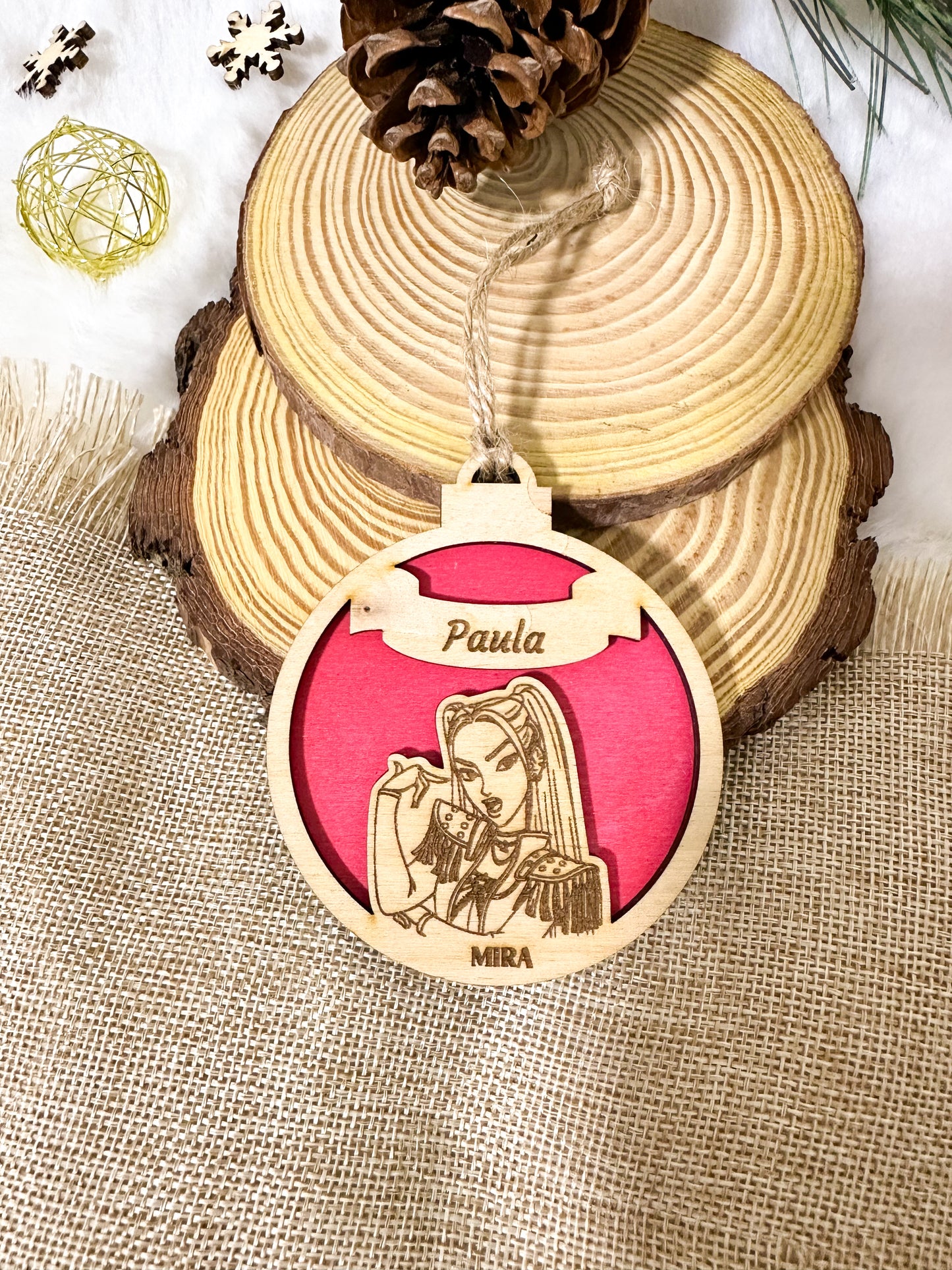 Adornos Navideños Huntrix Personalizados ⚠️Últimas Unidades⚠️