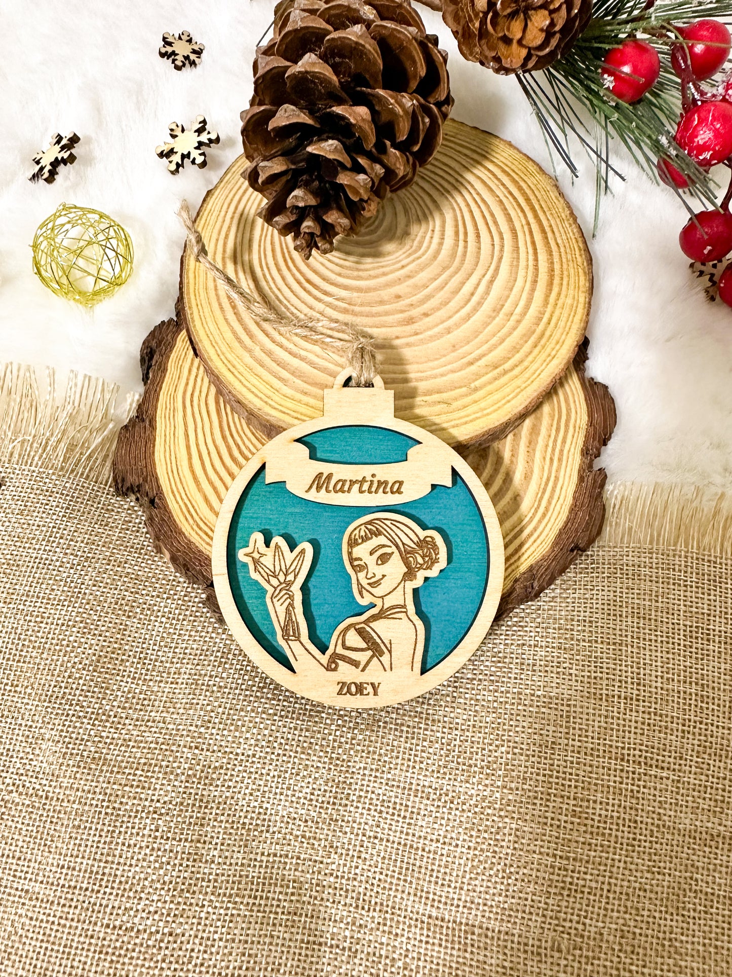 Adornos Navideños Huntrix Personalizados ⚠️Últimas Unidades⚠️