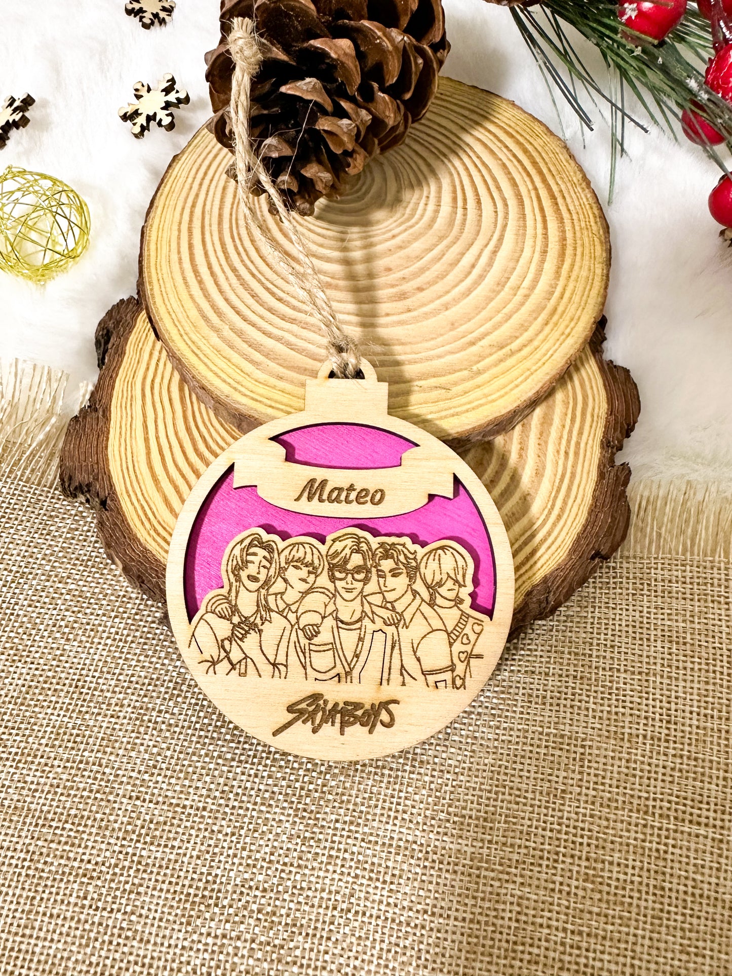 Adornos Navideños Huntrix Personalizados ⚠️Últimas Unidades⚠️