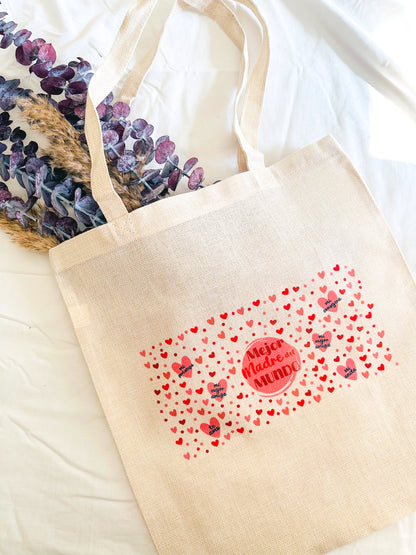 Bolsa de tela - Tote Bag "Mejor madre del mundo"