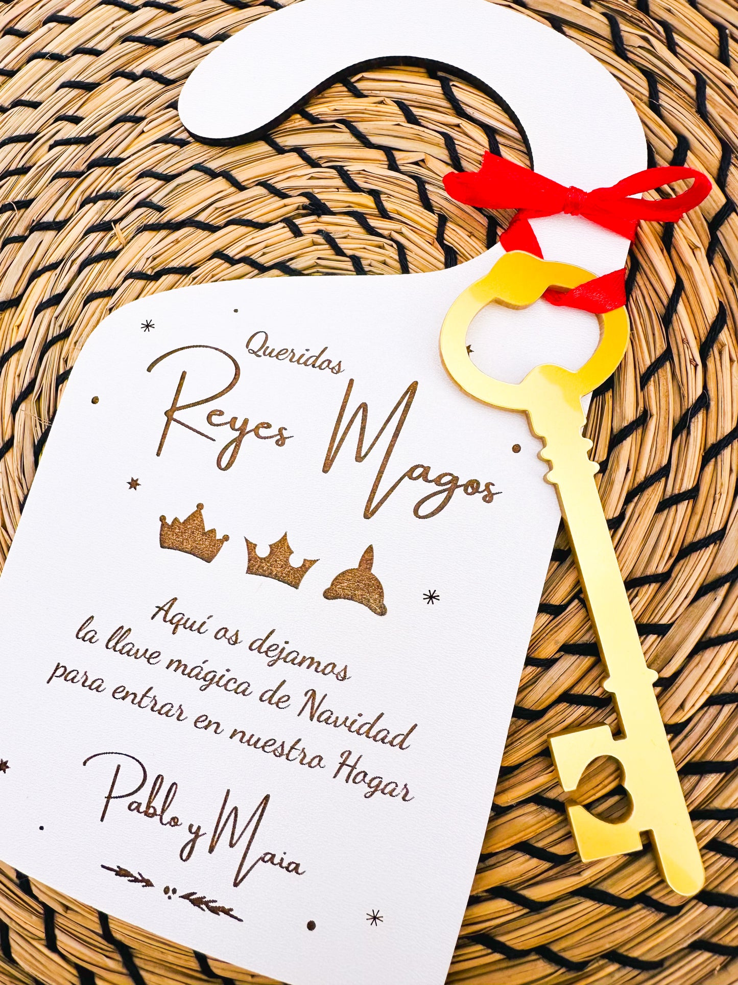 Llave Mágica de Navidad Personalizada – Papá Noel o Reyes Magos