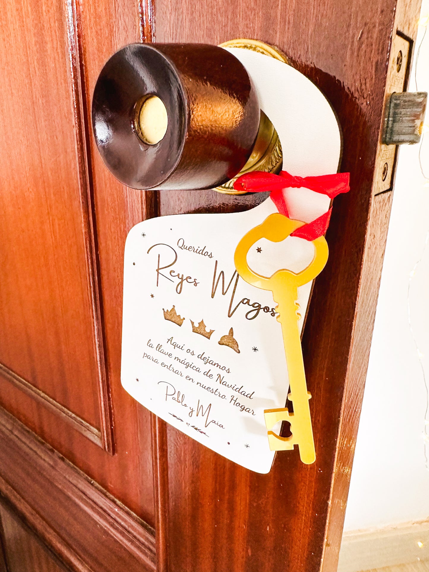 Llave Mágica de Navidad Personalizada – Papá Noel o Reyes Magos