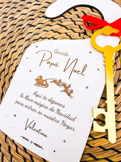 Llave Mágica de Navidad Personalizada – Papá Noel o Reyes Magos