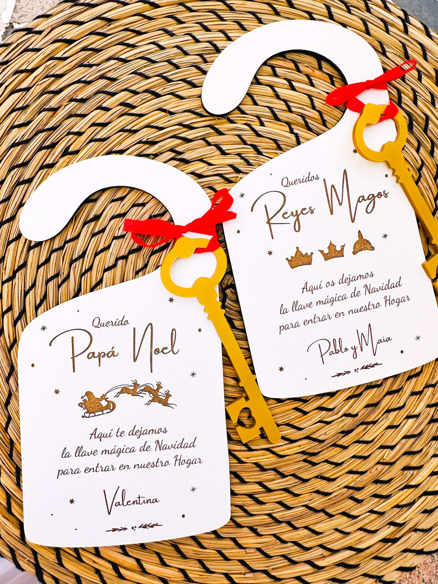 Llave Mágica de Navidad Personalizada – Papá Noel o Reyes Magos