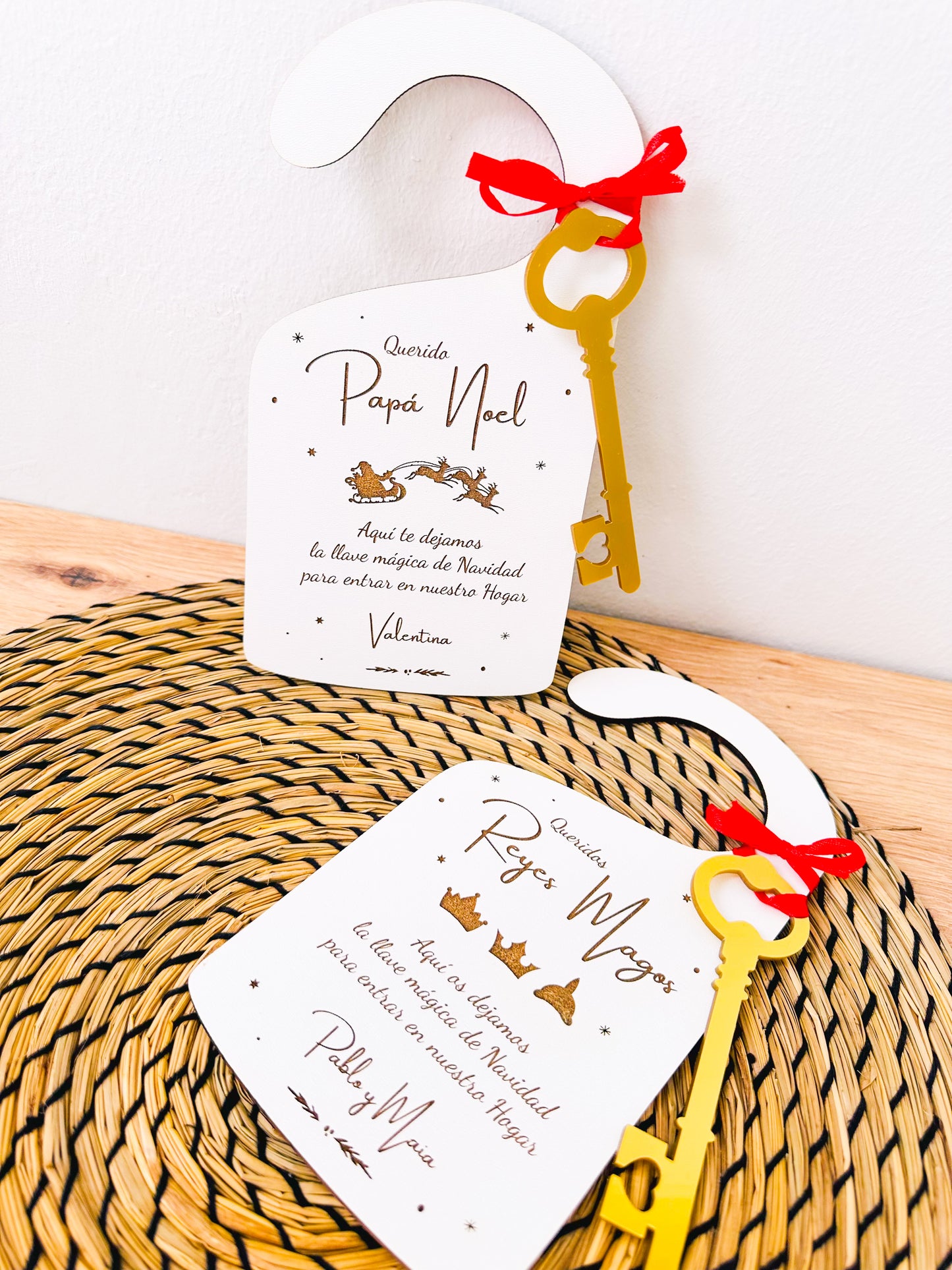 Llave Mágica de Navidad Personalizada – Papá Noel o Reyes Magos