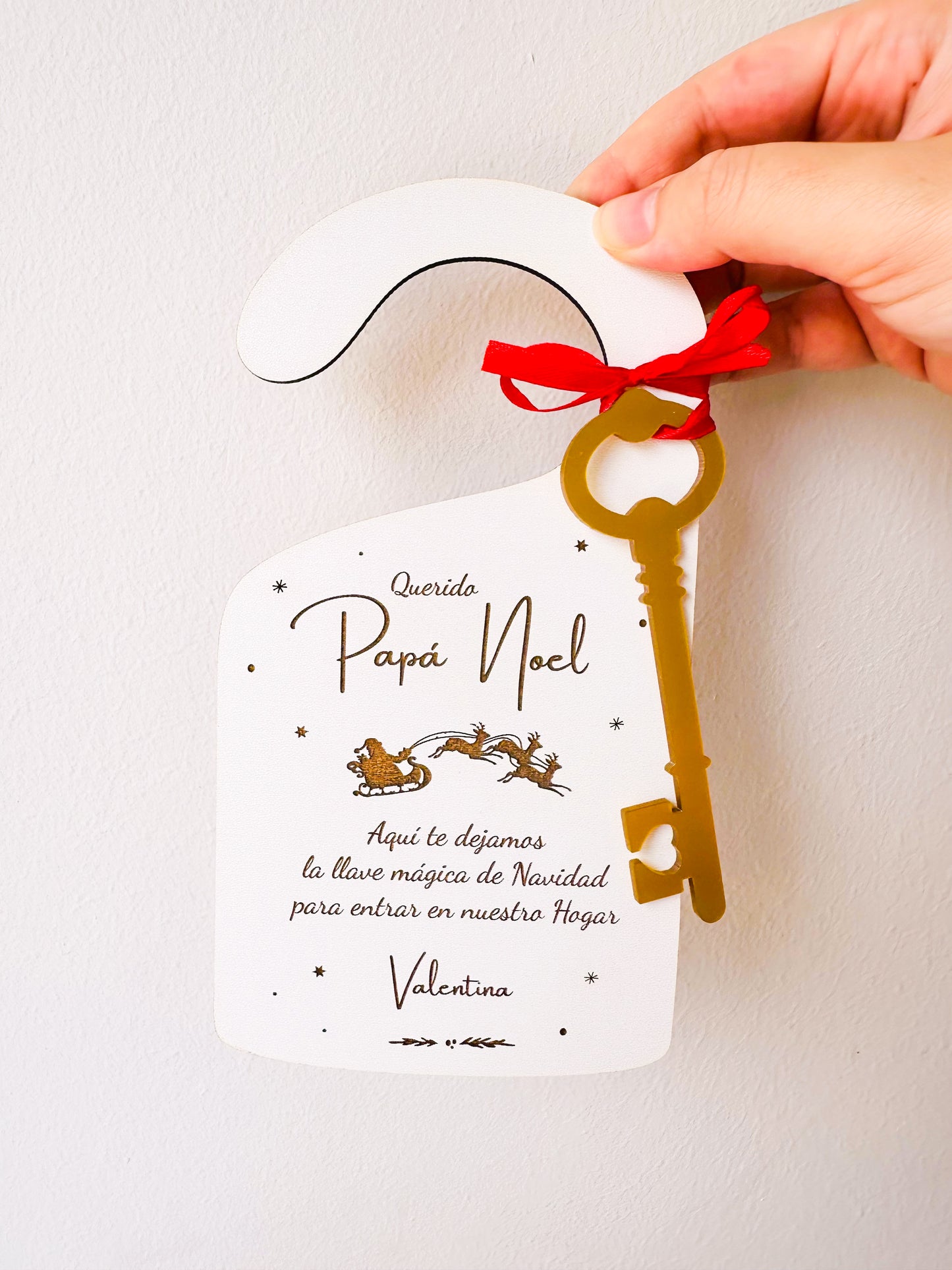 Llave Mágica de Navidad Personalizada – Papá Noel o Reyes Magos