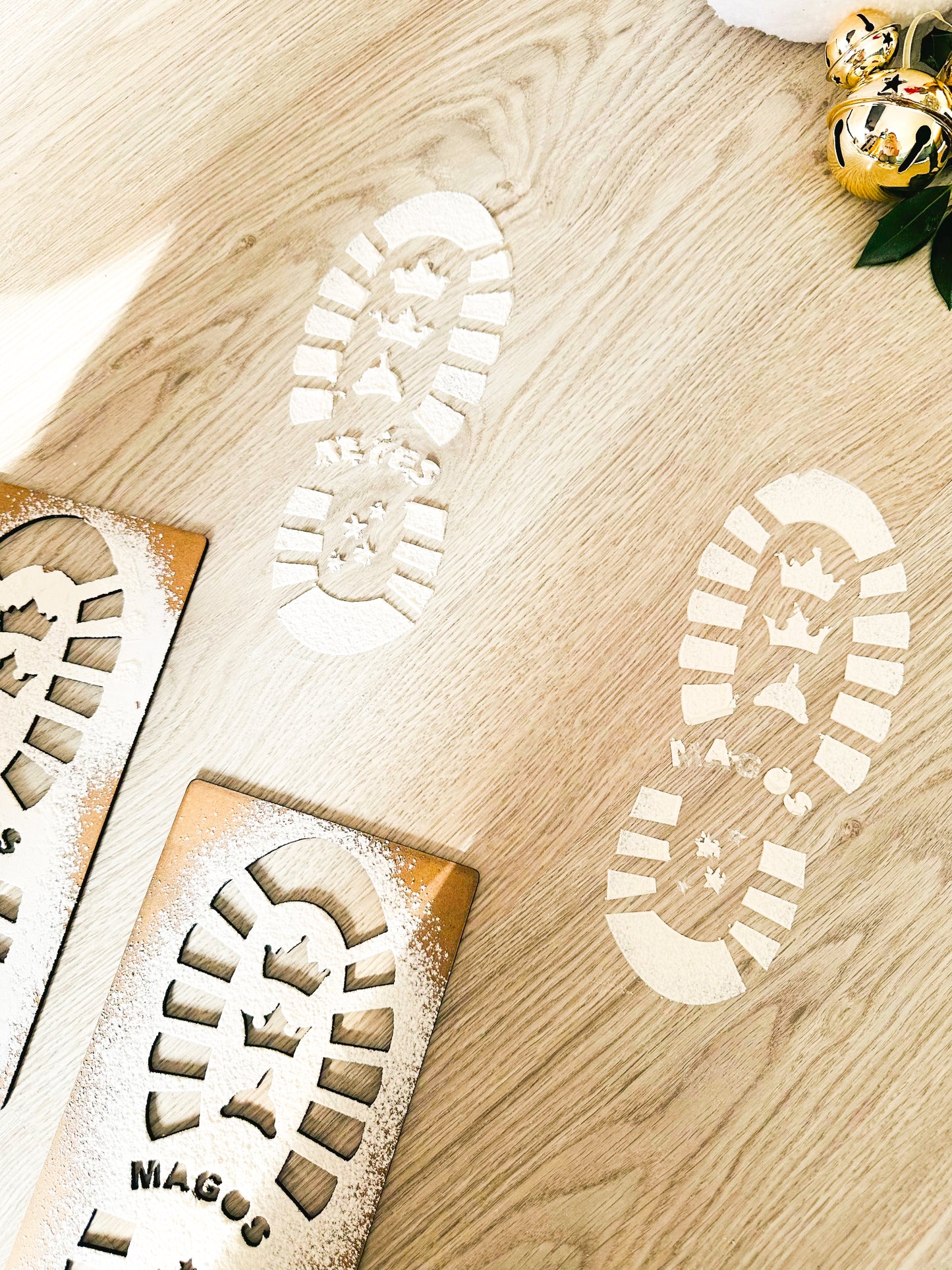Huellas Mágicas de Papá Noel o Reyes Magos – Plantillas en Madera
