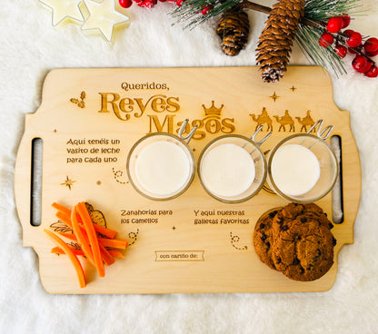 Bandeja Personalizada para Papá Noel o Reyes Magos