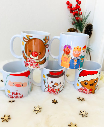 Taza Navideñas Personalizadas