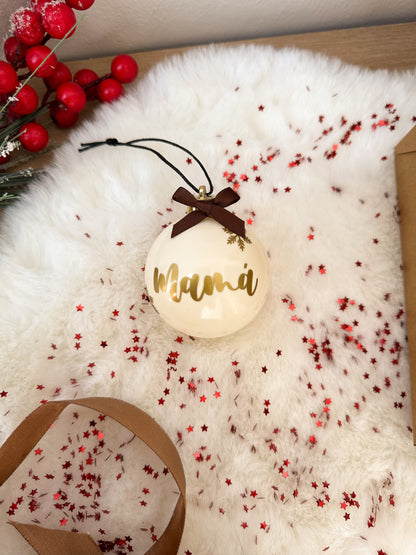 Pack 4 bolas "Nuestra Primera Navidad Juntos"