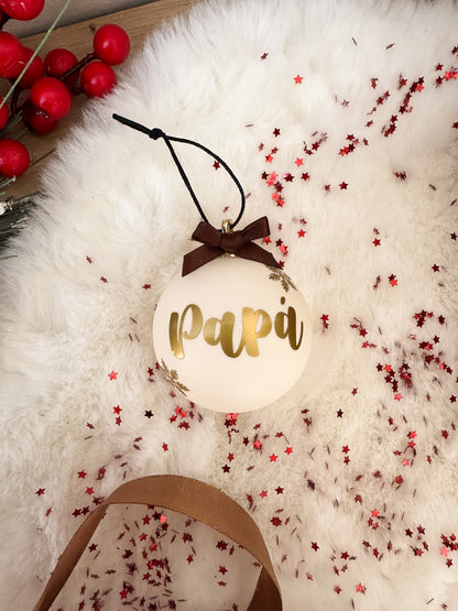 Pack 4 bolas "Nuestra Primera Navidad Juntos"