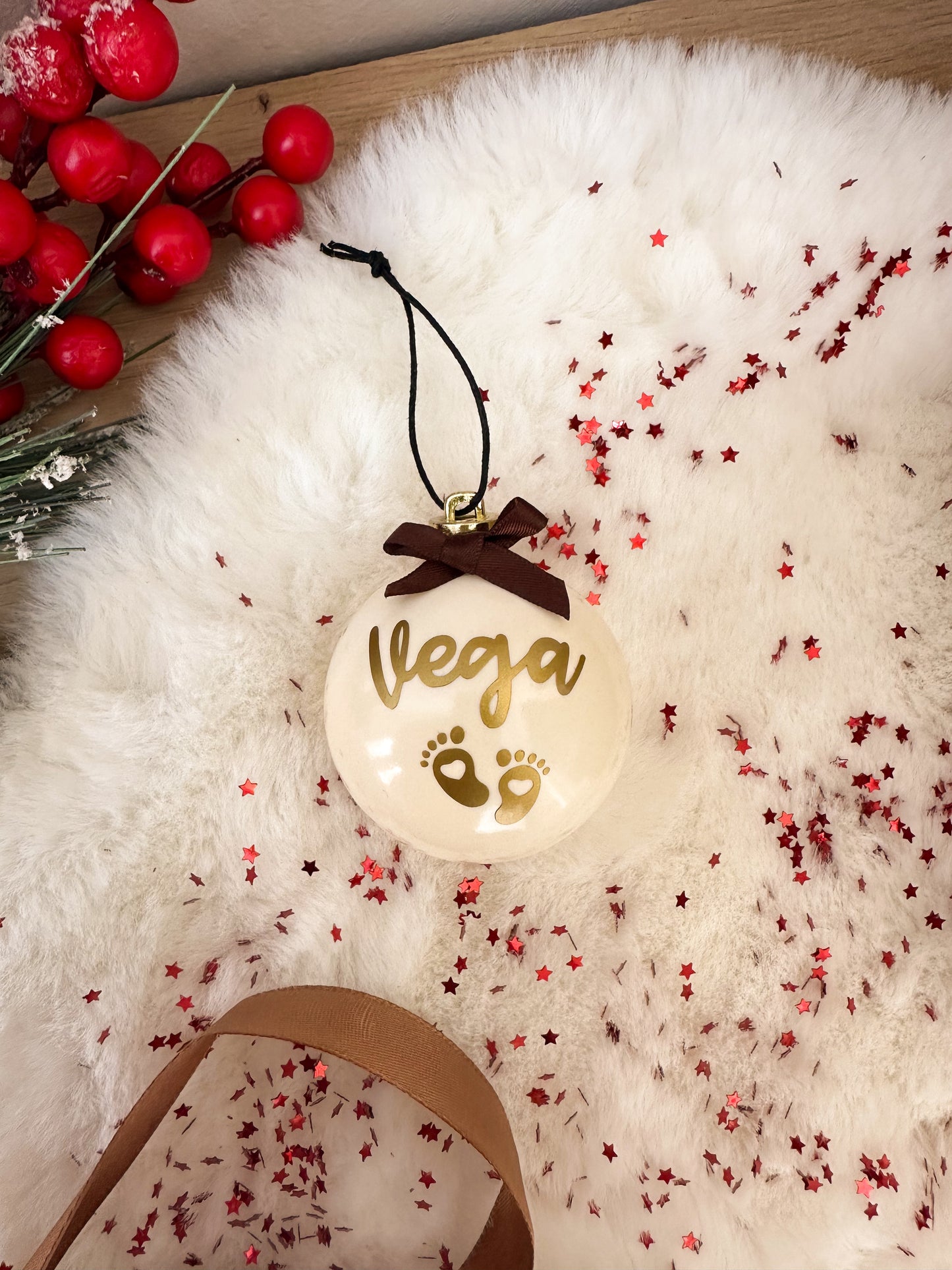 Pack 4 bolas "Nuestra Primera Navidad Juntos"