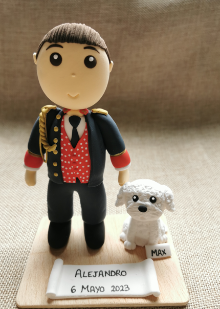 Figuras Personalizadas Comunión Niño